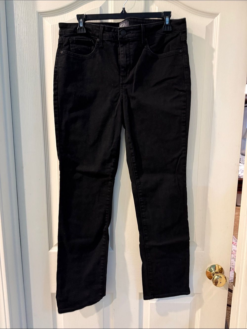 NYDJ Straight-Leg Black Women’s Jeans